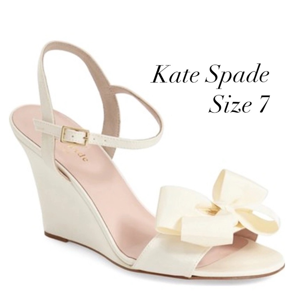 Kate Spade / Size 7 : Iballa : Ivory Grosgrian : Nib